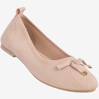 Baleriny Damskie Buty Z Kokardką Płaski Obcas Pudrowy Róż Bella Paris CB130-11 Różowy 40 Inna marka