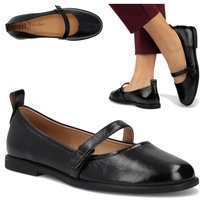 Baleriny Damskie Skórzane FILIPPO Eleganckie Baletki Czarne Modne Wiosna 38 FILIPPO