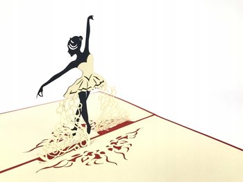 Balet Tańcząca Balerina 3d Kartka Urodziny, Taniec - GrandGift