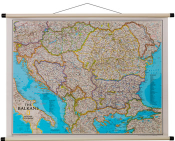 Bałkany Classic mapa ścienna polityczna 1:1 948 000, National Geographic - National geographic