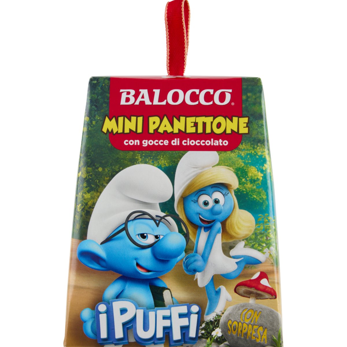 Balocco Mini Panettone Puffi 90g włoska mini babeczka z kawałkami ...