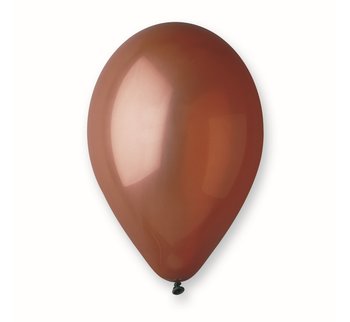Balon, 10", brązowy, 100 sztuk - GoDan