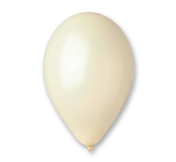 Balon, 10", kremowy, 100 sztuk - GoDan