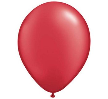 Balon, 11", czerwony, 25 sztuk - Qualatex