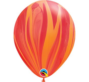 Balon, 11", czerwony, 25 sztuk - Qualatex