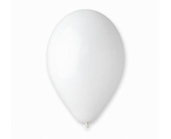 Balon, 12", biały, 100 sztuk - GoDan