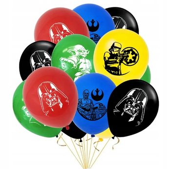 Balon Balony Gwiezdne Wojny 15szt Darth Vader Yoda Stormtroper - Greenzone