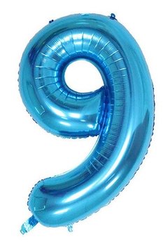 Balon Cyfra Numer 9 Urodziny Rocznica Duża 100 Cm,Hopki - Hopki