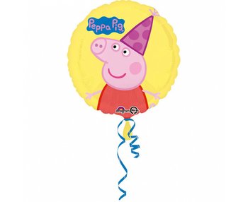 Balon Foliowy 18 Cali Cir - Peppa Pig, Niepakowany - Amscan