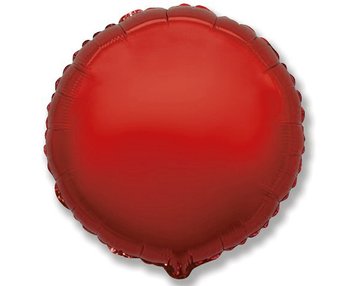 Balon Foliowy 18" Fx - "Okrągły" (Czerwony) - Flexmetal