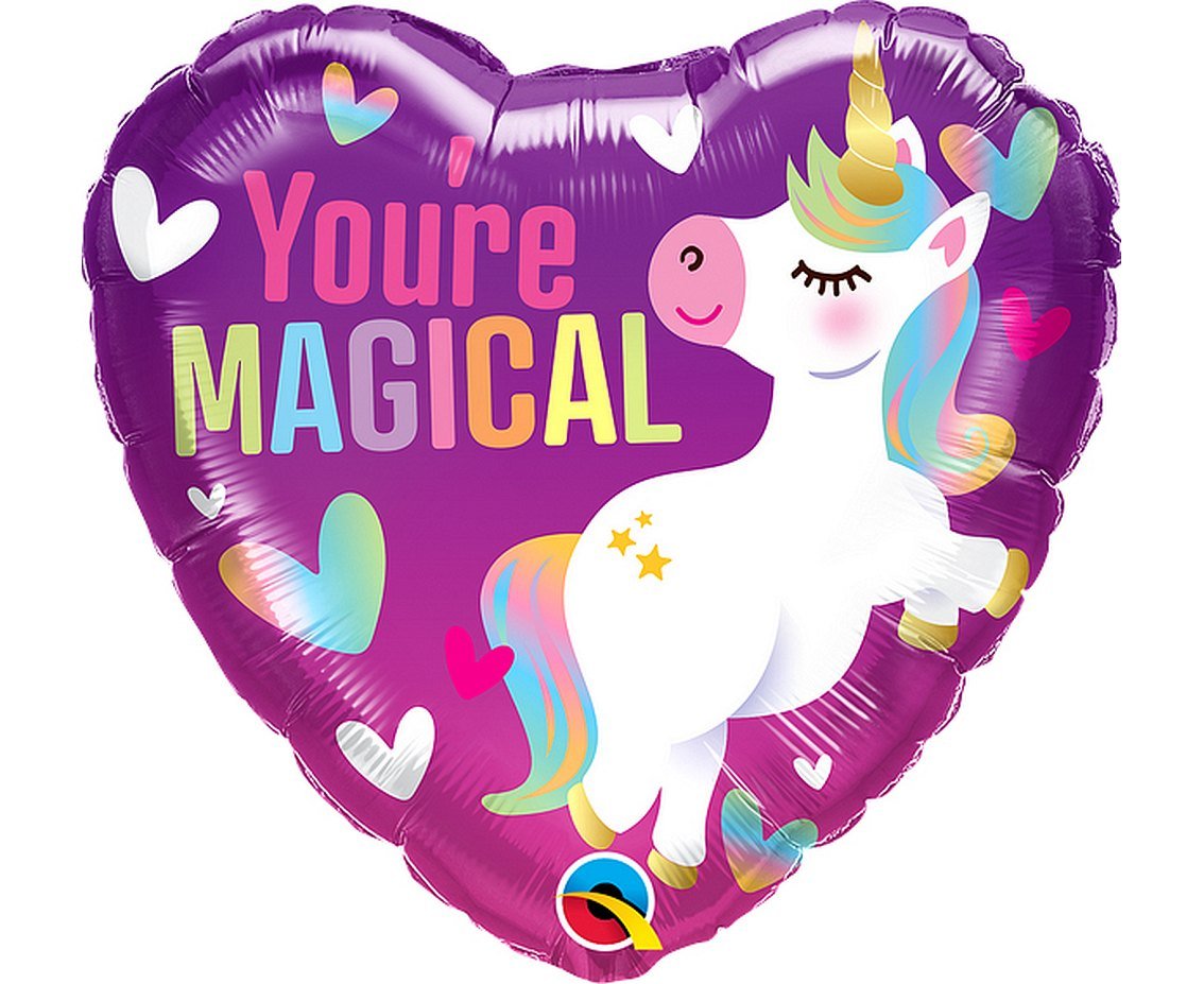 Balon Foliowy Ql Hrt You Re Magical Unicorn Qualatex Przyj Cia