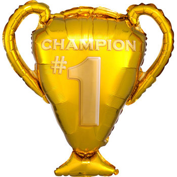 Balon foliowy 26" Puchar Champion #1, zloty - Anagram