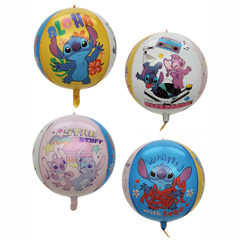 Balon foliowy 4D Lilo i Stitch 18 cali (45 cm) – urocza dekoracja ...