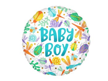 Balon foliowy Baby Boy Owady - 45 cm - 1 szt. - Amscan