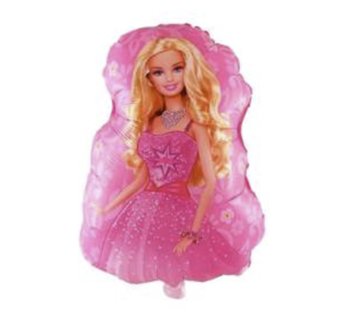 Balon Foliowy Barbie, Różowy , 45 cm - Party spot