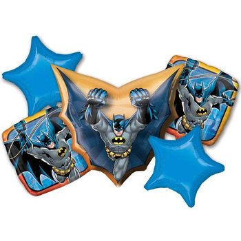 Balon foliowy, Batman, 5 sztuk - Amscan