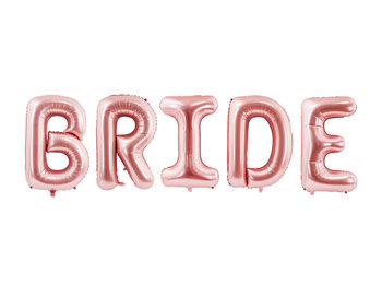 Balon foliowy, Bride, różowe złoto, 280x86 cm - PartyDeco