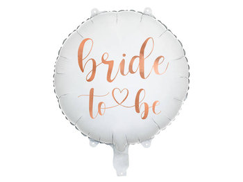 Balon foliowy Bride to be, rose gold 45 cm - PartyDeco