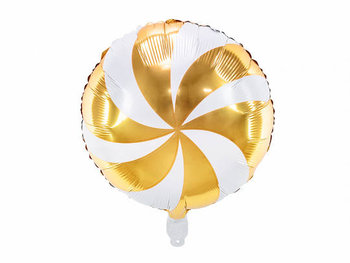 Balon Foliowy Cukierek 35 Cm Złoty - PartyDeco