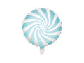 Balon foliowy, Cukierek, 45 cm, jasnoniebieski - PartyDeco