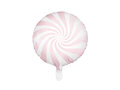 Balon foliowy, Cukierek, 45 cm, jasnoróżowy - PartyDeco