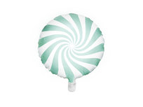 Balon foliowy, Cukierek, 45 cm, miętowy