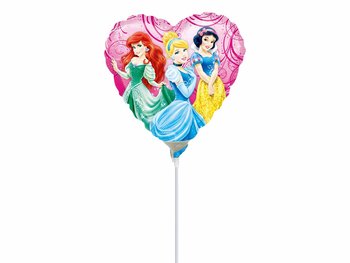 Balon foliowy do patyka Princess - 23 cm - 1 szt - Amscan