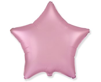 Balon foliowy, gwiazda, 18", jasnoróżowy - Flexmetal
