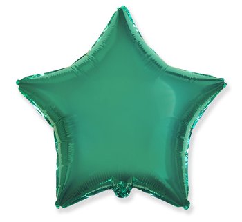 Balon foliowy, gwiazda, 18", turkusowy - Flexmetal