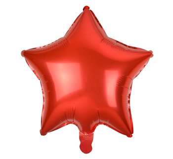 Balon foliowy, Gwiazda, 19", czerwony - GoDan