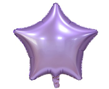 Balon foliowy, Gwiazda, 19", fioletowy, matowy - GoDan