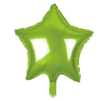 Balon foliowy, Gwiazda, 19", zielony - GoDan