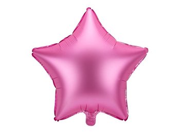 Balon foliowy gwiazdka 48 cm różowy - PartyDeco