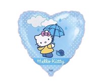 Balon foliowy, Hello Kitty z parasolem, 18
