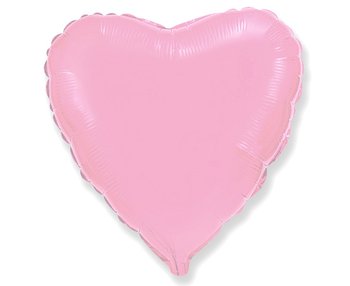 Balon foliowy Jumbo, serce, 71-79 cm, jasnoróżowy - Flexmetal