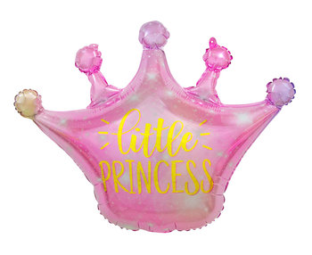 Balon foliowy Korona Little Princess, 63x50 cm - GoDan