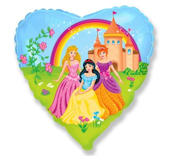 Balon foliowy, Księżniczki i zamek - Flexmetal Balloons