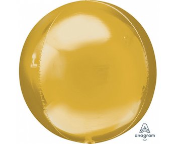 Balon foliowy, Kula, 16", złota - Amscan