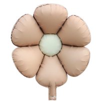 Balon Foliowy kwiatek brązowy pastelowy 60cm