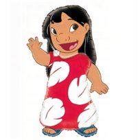BALON FOLIOWY LILO I STITCH DZIEWCZYNKA 100 CM URODZINOWY NA PREZENT