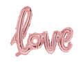 Balon foliowy, Love, 73x59 cm, różowy - PartyDeco