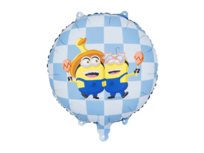 Balon foliowy minionki 35 x 35 cm okrągły Inna marka
