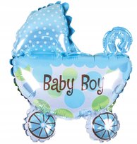 BALON FOLIOWY NA NARODZINY BABY SHOWER CHŁOPCZYK