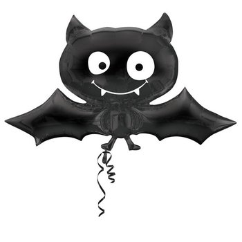 Balon Foliowy Nietoperz Czarny Duży Na Halloween Na Hel Powietrze Dekoracja Na Przyjęcie - Amscan