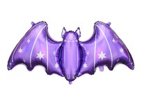 Balon Foliowy Nietoperz Fioletowy Halloween Na Hel Powietrze Dekoracja