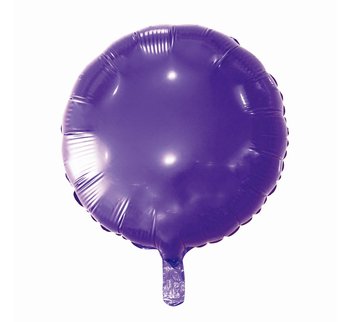 Balon foliowy, Okrągły, 18", fioletowy