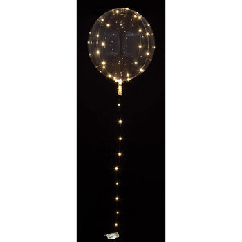 Balon foliowy ORBZ 15" Kula przeźroczysta Clearz - LED biały - Anagram