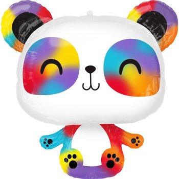Balon Foliowy Panda Kolorowa Zwierzęta Na Hel - ABC