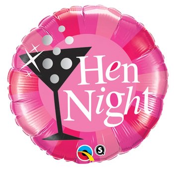 Balon Foliowy Różowy Hen Night Wieczór Panieński Dekoracja Ozdoba Na Hel Powietrze - ABC