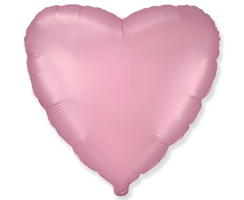 Balon foliowy, serce, 18", jasnoróżowy - Flexmetal